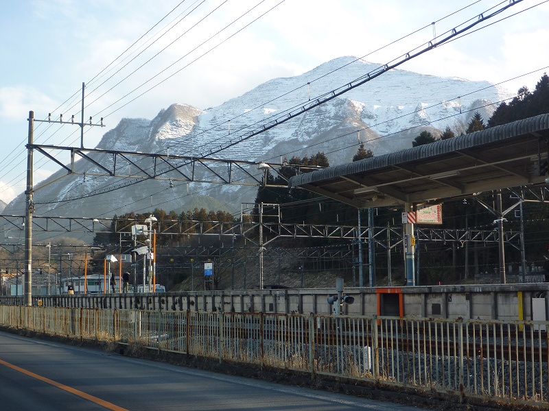 武甲山の　雪景色。