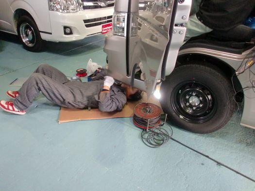 納車準備