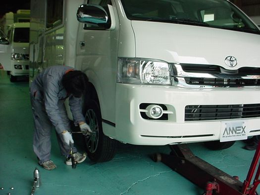 TPMS ホイール取付