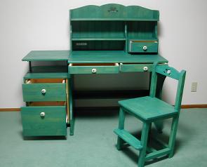 緑の机2