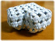 ハートかごブルー