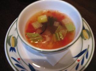 鹿鳴館　野菜スープ