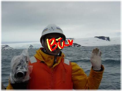Buカメラマン＠南極海