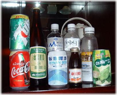 台北(冷蔵庫のドリンク)