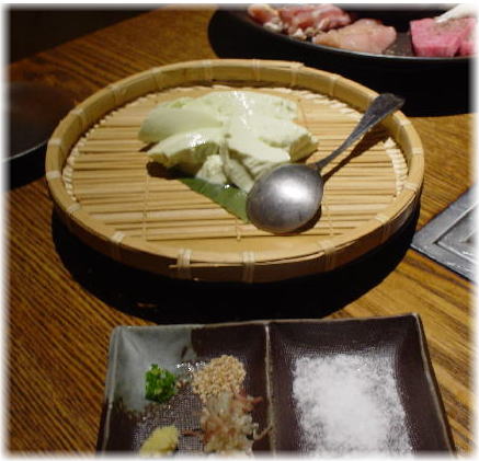 ざる豆腐＠銀座『七厘や』