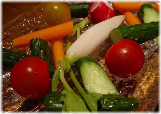 京野菜サラダ02＠銀座『七厘や』