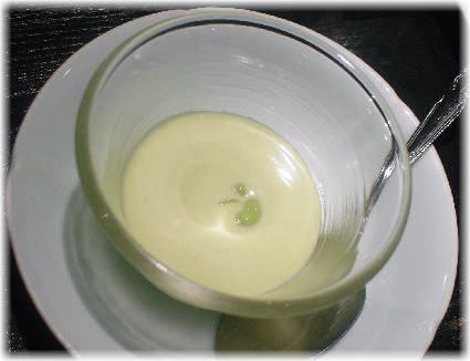 枝豆の冷たいスープ