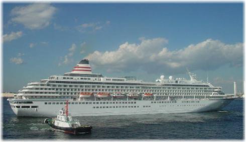 2006.3.20.飛鳥II日本一周クルーズ出港