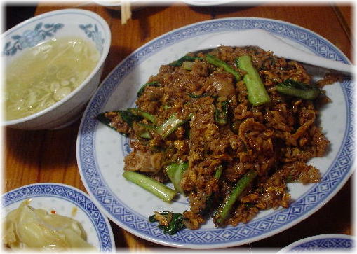 黒酢炒飯＠揚州商人