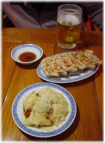 餃子＆海老ワンタン＠揚州商人