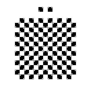 曲がって見えます。