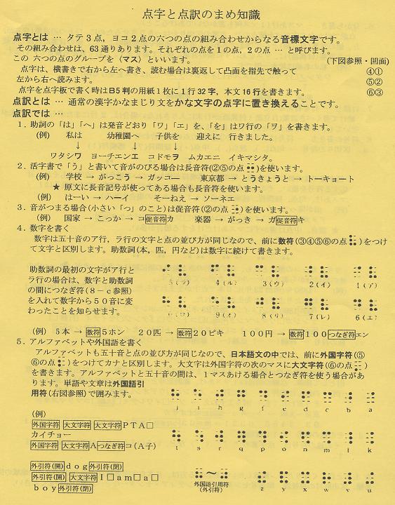 点字 の記事一覧 黄昏diary 時には点字のこと 楽天ブログ