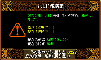 【2011/02/16（水）第7回Gv結果】