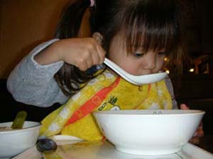 お子様ラーメン完食