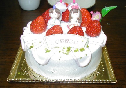 雛祭ケーキ