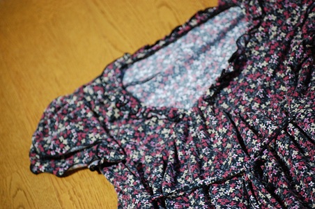 花柄ワンピあっぷ