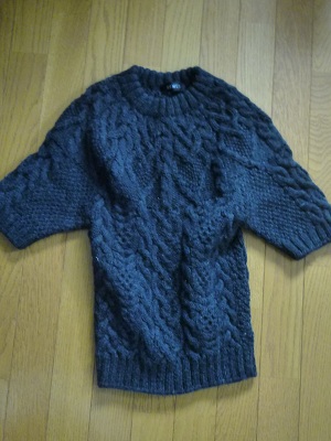 編みこみニット♪