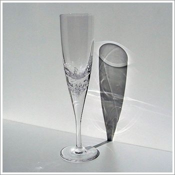 ■sugahara■手づくりガラススガハラグラス　3type of bubbles3種の泡　フルート