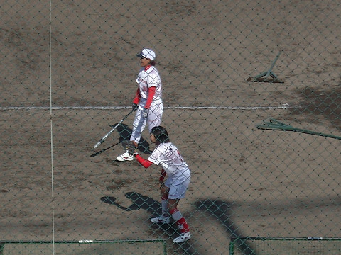 宇津木監督と峰幸代選手