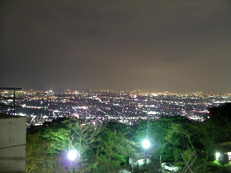 湘南平の夜景