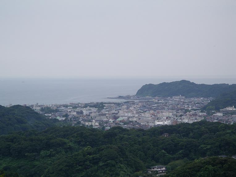 鎌倉天園ハイキングコース天園茶屋からの景色