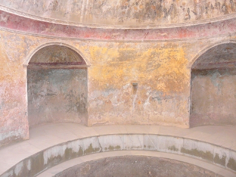 ポンペイのローマ浴場 6 発汗室