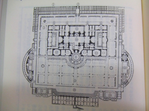 カラカラ浴場見取り図