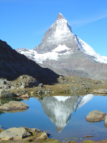 逆さマッターホルン