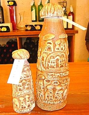 カッパドキアのお土産ワインボトル