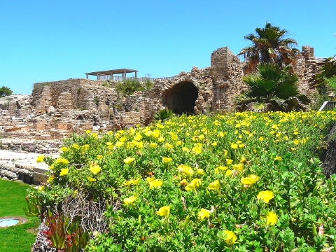 カイザリアの十字軍の要塞跡　2