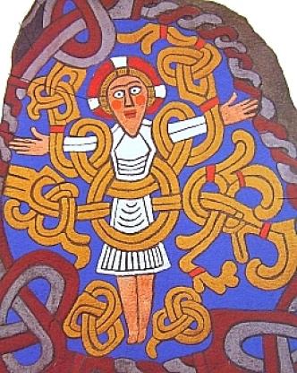 イェリングの石碑 復元