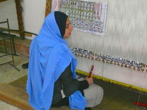 トルコ絨緞　織子　2