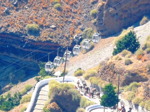 サントリーニ島 5 テレフェりック