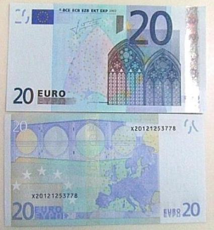 20ユーロ札
