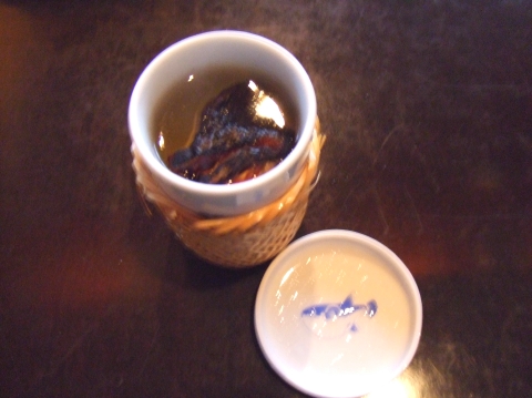 フグのヒレ酒 3