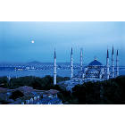 ブルーモスク　夕景