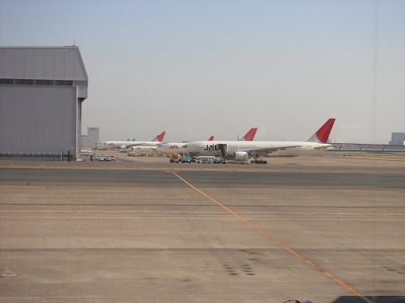 羽田空港　第一ターミナル　搭乗口5付近