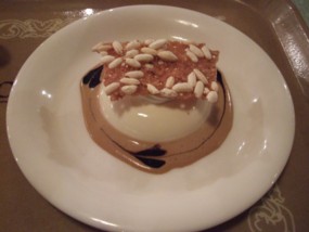 パンナコッタ　コーヒーソース