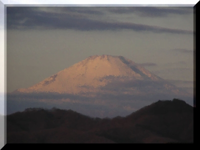 油絵風富士山