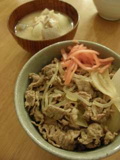 吉野家風牛丼