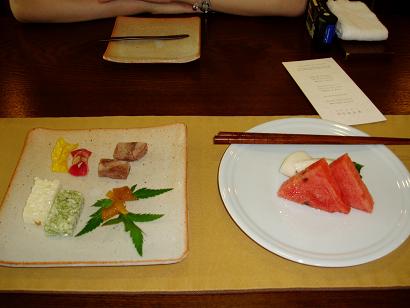 宮廷料理お茶菓子