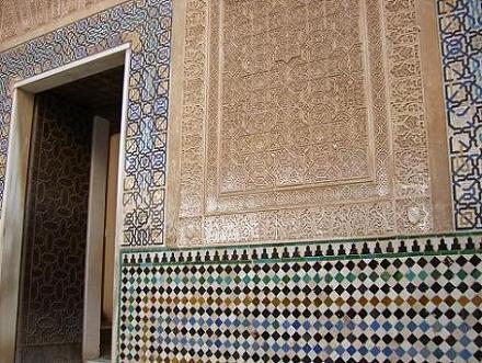アルハンブラ宮殿の壁面