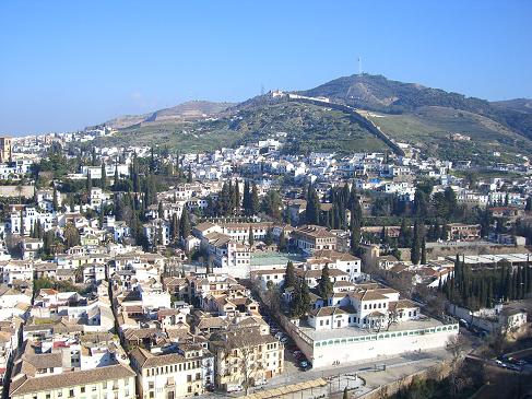 アルハンブラ宮殿から見た風景