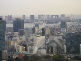 東京タワーからとった写真
