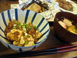 豆腐の肉味噌