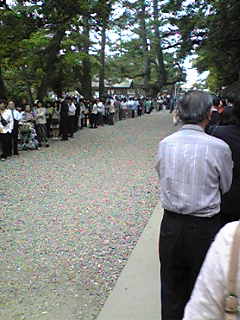２時間の行列