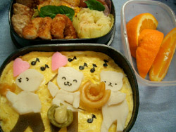 弁当　９．５　「しろくま　くろし」