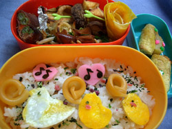 弁当　４．１０　「　後輩・・・・弁当」