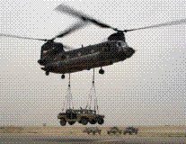 イラクで活動する米軍ヘリ
