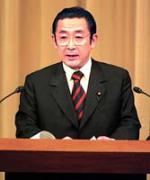 「財政構造改革の推進方策」について記者会見する橋本元首相（１９９７年６月３日）